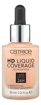 Тональная основа для лица HD Liquid Coverage Foundation 30мл: 020 Rose Beige