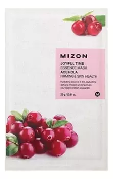 Тканевая маска для лица с экстрактом барбадосской вишни Joyful Time Essence Mask Acerola 23мл