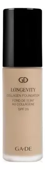 Тональный крем с коллагеном Longevity Colagen Foudation SPF20 30мл: 501 Soft Beige