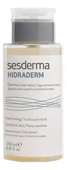 Тоник для лица с экстрактам овса и роз Hidraderm Agua de Avena Rosas 200мл