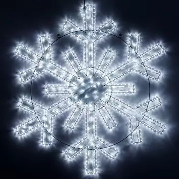 Световая фигура светодиодная ARD-SNOWFLAKE-M11-1250x1200-604LED White (230V, 36.5W) (Ardecoled, IP65) 034260