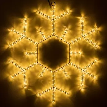 Световая фигура светодиодная ARD-SNOWFLAKE-M5-600x600-360LED Warm (230V, 20W) (Ardecoled, IP65) 034253