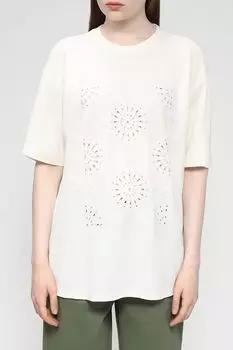 Хлопковая футболка с узором Scotch & Soda