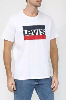 Хлопковая футболка с логотипом LEVI'S