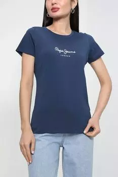 Хлопковая футболка с логотипом PEPE JEANS