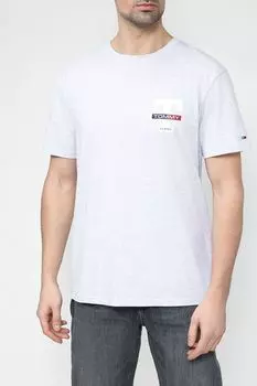 Хлопковая футболка с логотипом Tommy Jeans