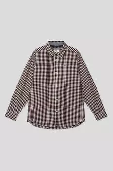 Хлопковая рубашка в клетку PEPE JEANS