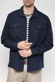 Хлопковая сорочка с накладными карманами Esprit Casual
