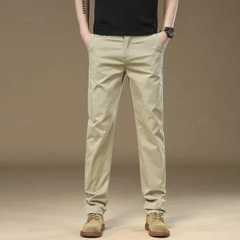 Мужские брюки, однотонная рабочая одежда, повседневные брюки, широкие корейские брюки-карго Y2k, мужские брюки-карго, большой размер 40 38 чёрный