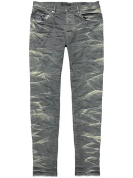 Джинсы скинни с заниженной талией Purple Brand, серый