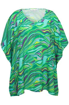 Блузка с коротким рукавом MIAMODA Blouse, цвет lime/grass green