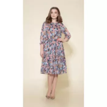 Платье Дали-5462/2 В цвете: Розовый; Размеры: 56,50,52,48,54