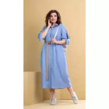 Платье Deesses-1098 В цвете: Голубой; Размеры: 56,58,50,52,54