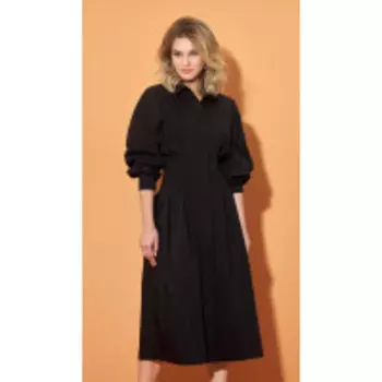 Платье DiLiaFashion-0503 В цвете: Черный; Размеры: 50,52,46,48,44,42