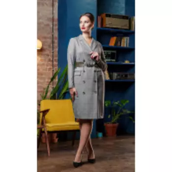 Платье Elady-3709 В цвете: Серый; Размеры: 48