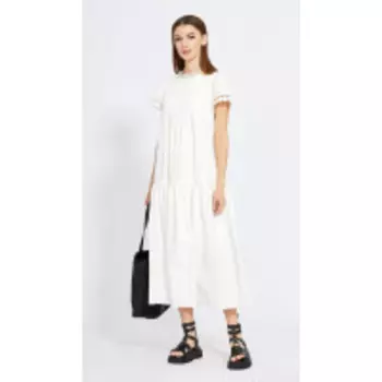 Платье EOLA-2028/1 В цвете: Белый; Размеры: 46,48,44
