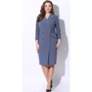 Платье LeNata-11046/2 В цвете: Голубой; Размеры: 50,52,54