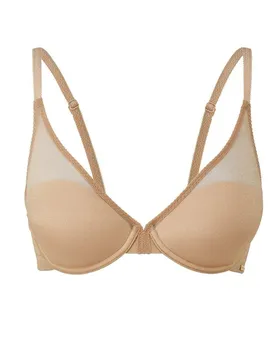 Легкий бюстгальтер с подкладкой Glossies High Apex - бежевый Gossard, бежевый