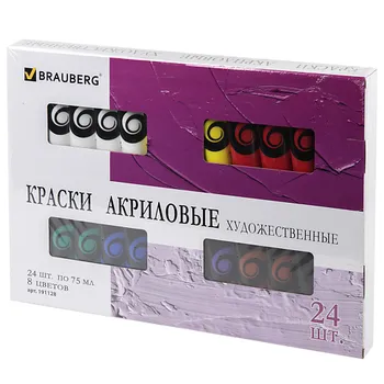 BRAUBERG Краски акриловые художественные ART DEBUT