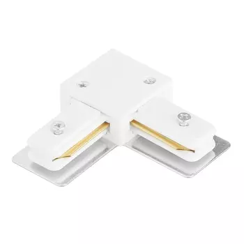 Коннектор для трековых систем угловой Arte Lamp Track белый (A120033/A120233L/2768)