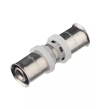 Соединитель прямой VALTEC (VTm.203.N.001616) 16(пресс) х 16(пресс)