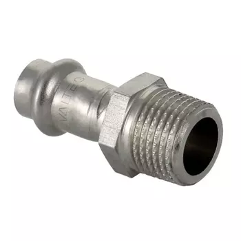 Соединитель Valtec (VTi.901.I.001805) 18 мм х 3/4 НР(ш) нержавеющая сталь