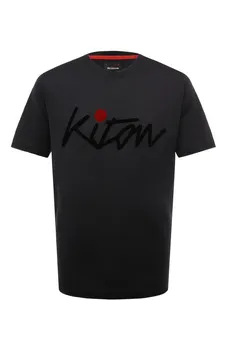 Хлопковая футболка Kiton