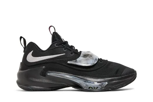 Кроссовки Zoom Freak 3 'Black Metallic Silver', черный