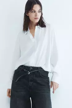 Блузка-рубашка ViShirt базовая из вискозы