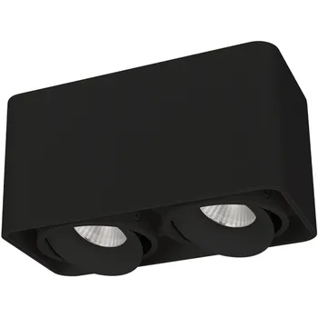 Накладной светильник LED SP-CUBUS-S195x100-2х8W Day4000 (BK, 45 deg, 230V) (Arlight, IP20 Металл, 3 года) 036056