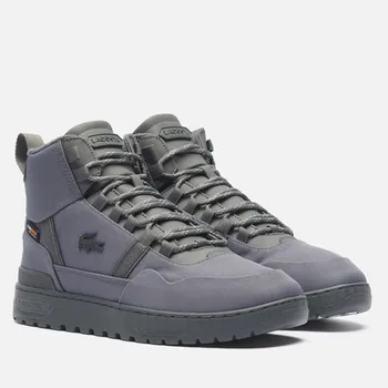 Мужские кроссовки Lacoste T-Clip Winter Mid, цвет серый, размер 44.5 EU