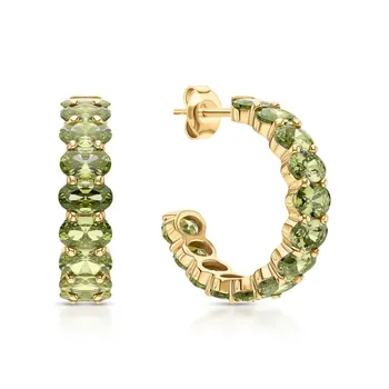 Серебряные серьги с фианитами