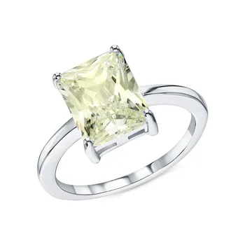 Серебряное кольцо с фианитом