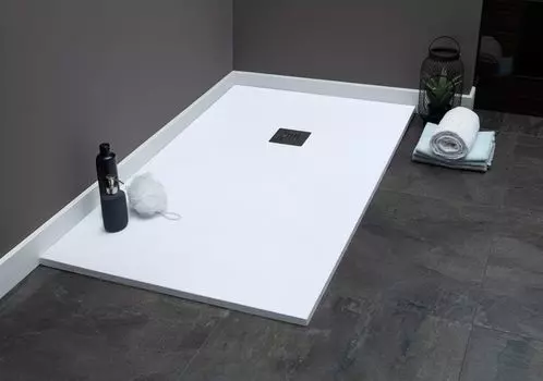 Душевой поддон Aquanet Pleasure 120x80 из литьевого мрамора, белый