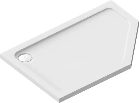 Душевой поддон из акрила Good Door Пента 120x80 ПН00064 левый, белый
