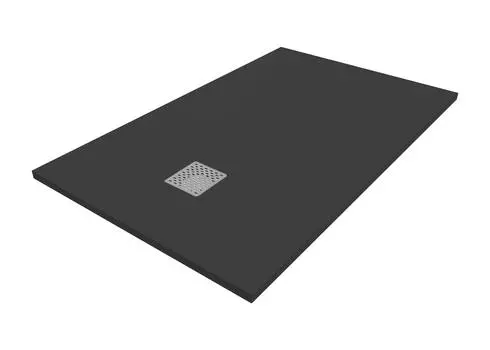 Душевой поддон из литьевого мрамора Taliente 120x80 PTA-ST-120Bstone черный, без сифона