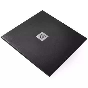 Душевой поддон Starohome Solid 80x80 1237485 черный матовый
