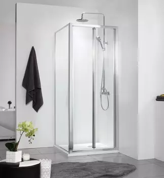 Душевой уголок 80х80 Azario TORONTO AZ-NAA1432B серебро