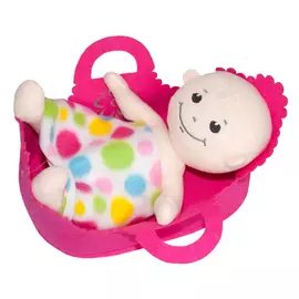 Мягкая кукла Dream Makers Little You Лелик в красной люльке, 21 см