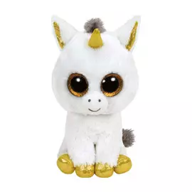 Мягкая игрушка TY Beanie Boo's Белый единорог Pegasus 25 см