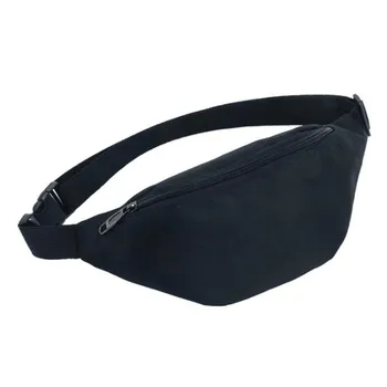 Поясная сумка для мужчин и женщин Fanny Waist Bag Pack Водонепроницаемая Беговая сумка для живота Banana Мужская женская спортивная поясная сумка Bum Hip Side синий