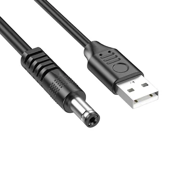 Кабель питания USB-DC 5 В, кабель зарядки USB-DC для ламп, вентиляторов, динамиков, маршрутизаторов, несколько размеров 5521 5525 35135 4017 30-5.5x2.1mm