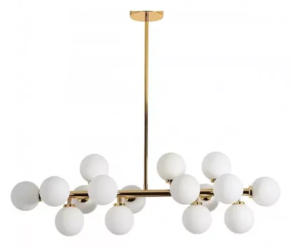 Люстра на штанге LUMINA DECO Marsiada LDP 6033-16 GD