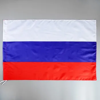 Флаг россии, 6090 см, полиэфирный шелк