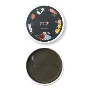 Гидрогелевые патчи с пудрой чёрного жемчуга Eyenlip Black Pearl Hydrogel Eye Patch