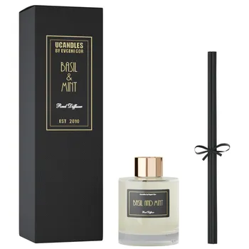 Диффузор с игривым ароматом мяты и базилика Ucandles Reed Diffuser Basil And Mint