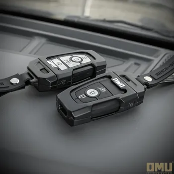OMU 4x4 алюминиевый чехол для дистанционного ключа автомобиля, чехол-брелок для Ford Bronco F-150 Raptor Explorer, аксессуары для ключей