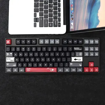 138 клавиш, оригинальные индивидуальные колпачки для клавиш XDA, высота PBT, термосублимация, сделай сам, для 61 64, 68, 75, 96, 104 108 клавиш, механическая клавиатура