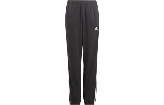 Детские трикотажные спортивные штаны Adidas, черный