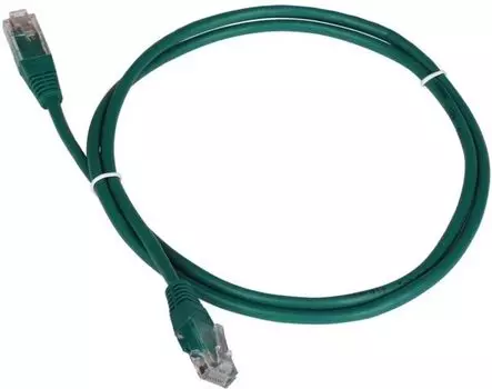 Кабель патч-корд U/UTP 5e кат. 0,5м. TWT TWT-45-45-0.5-GN зеленый